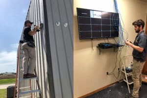 residential camera installation