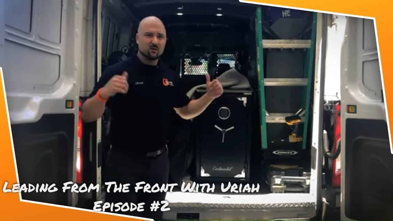 Delivering Safes and Bolting Them Down | Leading From The Front With Uriah | Episode #2